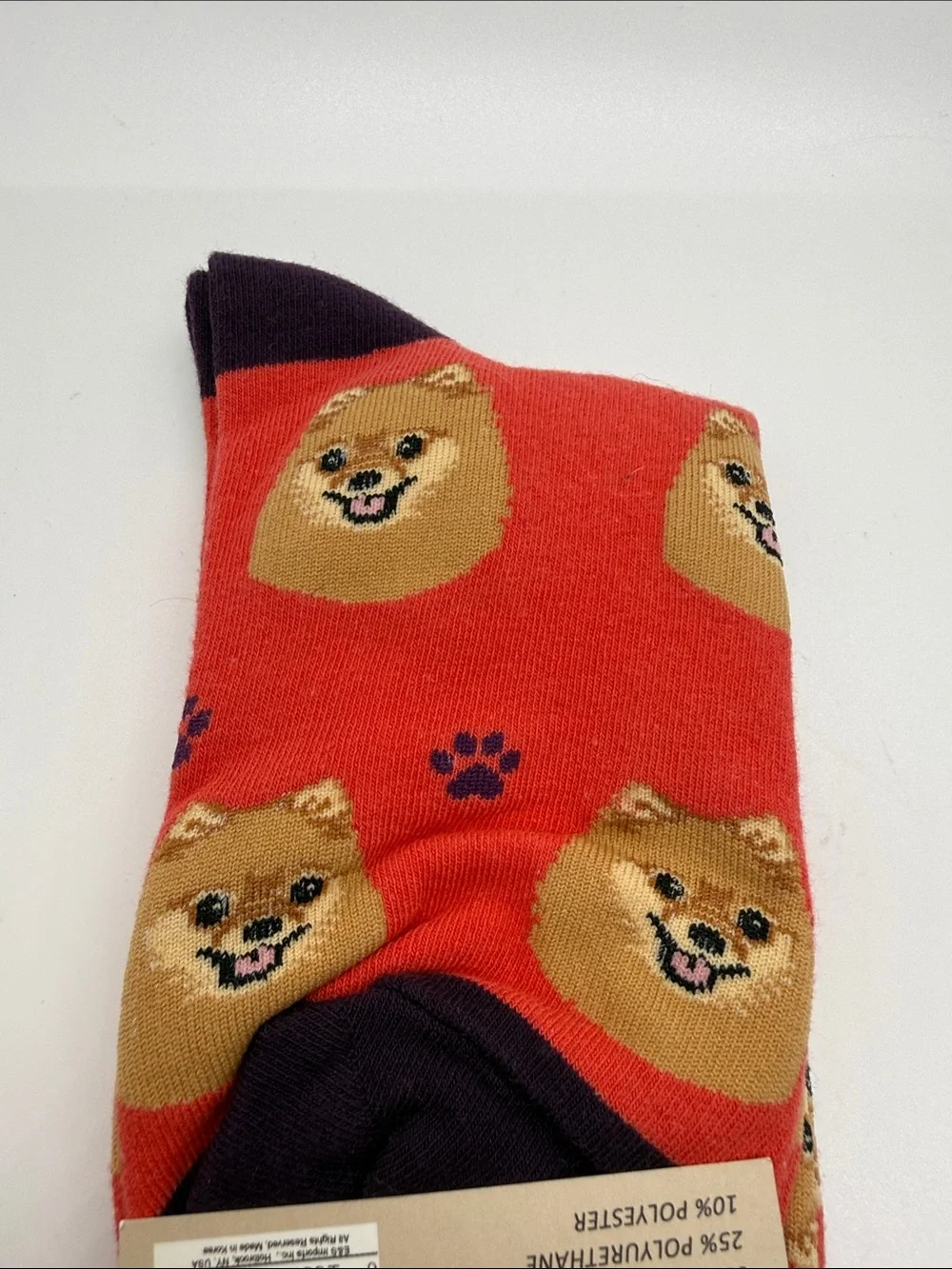 Unisex Sock Daddy Pomeranian Love Socks One Size Fits Most NWT
